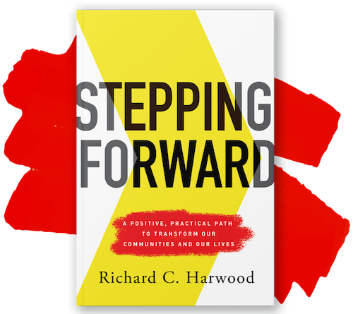 "Stepping Forward" book cover